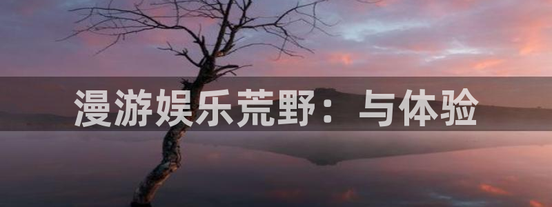 极悦平台平台注册账号：漫游娱乐荒野：与体验